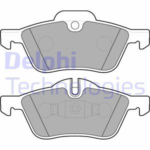 LP1657 Bromsbeläggssats, skivbroms DELPHI - Top1autovaruosad
