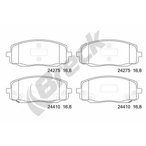 24275 00 702 10  Brake pads set BRECK 