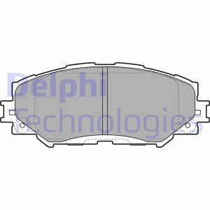 LP2002 Комплект тормозных колодок, дисковый тормоз DELPHI     
