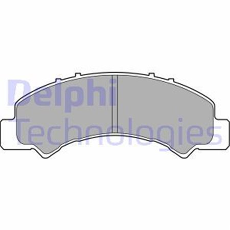LP2770 Комплект тормозных колодок, дисковый тормоз DELPHI     