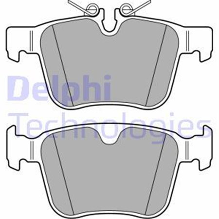 LP3167 DELPHI Piduriklotside komplekt, ketaspidur     