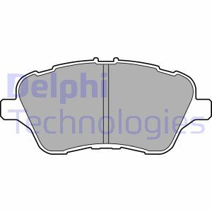LP2474 Комплект тормозных колодок, дисковый тормоз DELPHI     