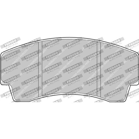 FRP219W Комплект тормозных колодок, дисковый тормоз FERODO RACING