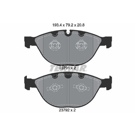2379101 Brake Pad Set, disc brake TEXTAR