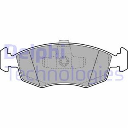 LP2274 DELPHI Piduriklotside komplekt, ketaspidur     