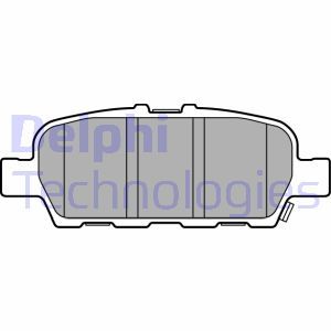 LP3158 Комплект тормозных колодок, дисковый тормоз DELPHI - Top1autovaruosad
