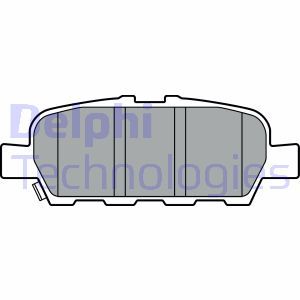 LP3375 Комплект тормозных колодок, дисковый тормоз DELPHI     