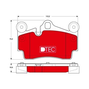 GDB1653DTE Brake Pad Set, disc brake TRW - Top1autovaruosad