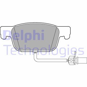 LP3219 DELPHI Piduriklotside komplekt, ketaspidur     