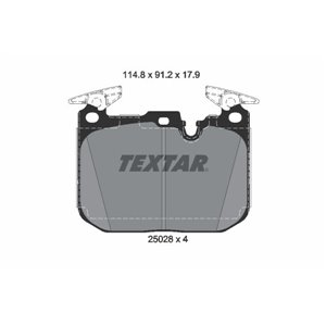 2502805 Brake Pad Set, disc brake TEXTAR - Top1autovaruosad