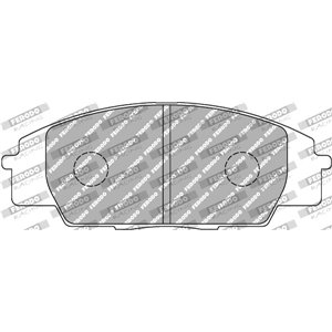 FCP1444H Brake Pad Set, disc brake FERODO RACING - Top1autovaruosad