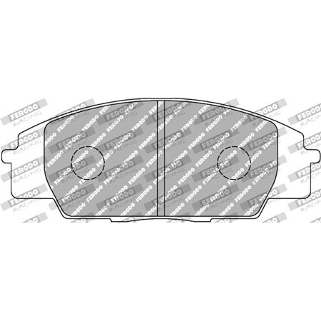 FCP1444H Bromsbeläggssats, skivbroms FERODO RACING