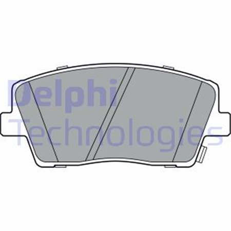 LP3390 Комплект тормозных колодок, дисковый тормоз DELPHI