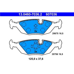 13.0460-7036.2 Piduriklotsi komplekt,ketaspidur ATE - Top1autovaruosad