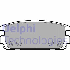 LP1930 Комплект тормозных колодок, дисковый тормоз DELPHI - Top1autovaruosad