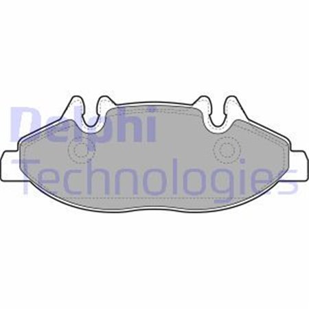 LP1947  Brake pads set DELPHI 