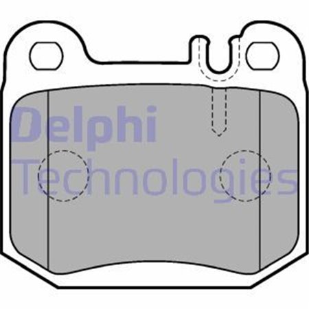 LP1705 DELPHI Piduriklotside komplekt, ketaspidur     