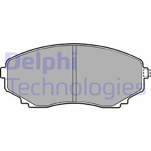 LP1095 Комплект тормозных колодок, дисковый тормоз DELPHI     