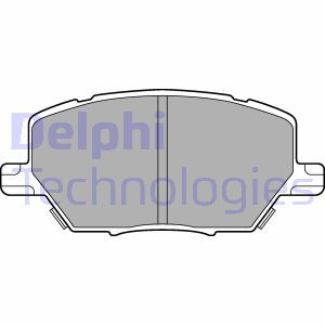 LP3184 Brake Pad Set, disc brake DELPHI - Top1autovaruosad