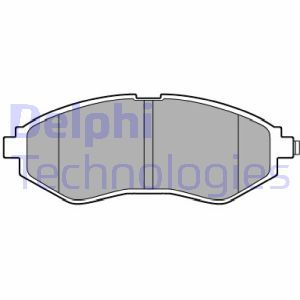 LP3594 Brake Pad Set, disc brake DELPHI - Top1autovaruosad