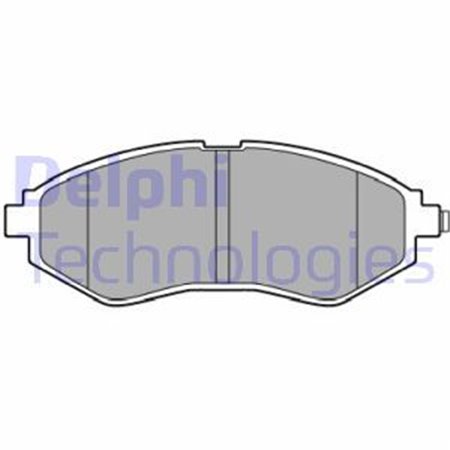 LP3594 Комплект тормозных колодок, дисковый тормоз DELPHI     