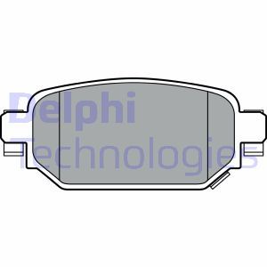 LP3393 Комплект тормозных колодок, дисковый тормоз DELPHI     
