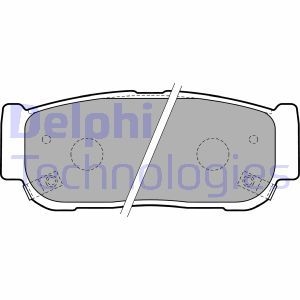 LP1797 Комплект тормозных колодок, дисковый тормоз DELPHI     