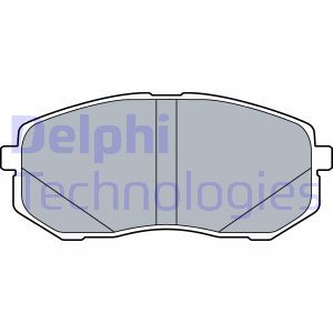 LP3538 Brake Pad Set, disc brake DELPHI - Top1autovaruosad
