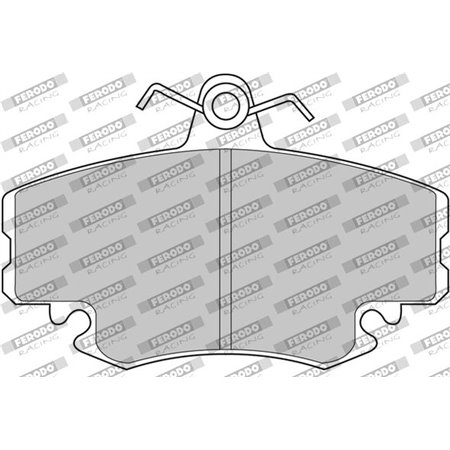 FDS845 Piduriklotsi komplekt,ketaspidur FERODO RACING