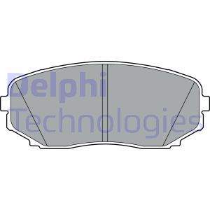 LP3399 Brake Pad Set, disc brake DELPHI - Top1autovaruosad