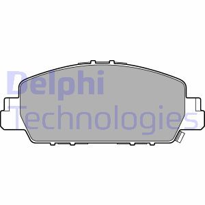 LP3243 Комплект тормозных колодок, дисковый тормоз DELPHI     