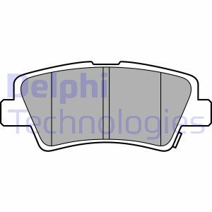 LP3587 Brake Pad Set, disc brake DELPHI - Top1autovaruosad