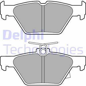 LP3268 Brake Pad Set, disc brake DELPHI - Top1autovaruosad