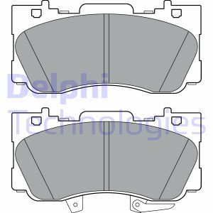 LP3254 Brake Pad Set, disc brake DELPHI - Top1autovaruosad