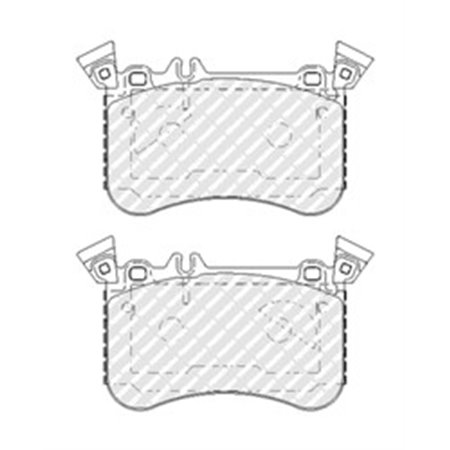 FDB5109 Brake Pad Set, disc brake FERODO