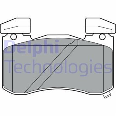 LP3396 Комплект тормозных колодок, дисковый тормоз DELPHI