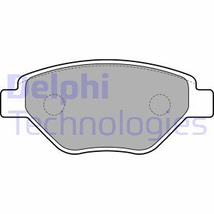 LP1866 Комплект тормозных колодок, дисковый тормоз DELPHI     
