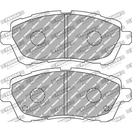 FCP4426H Комплект тормозных колодок, дисковый тормоз FERODO RACING