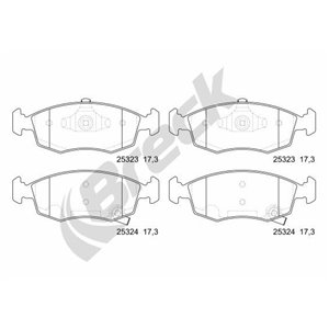 25323 00 702 10 BRECK Piduriklotside komplekt, ketaspidur     