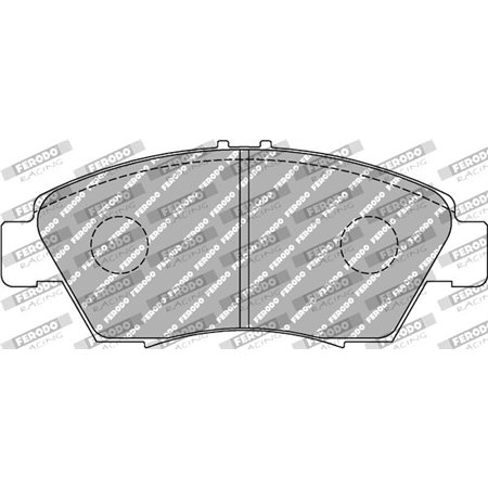 FCP776H Piduriklotsi komplekt,ketaspidur FERODO RACING