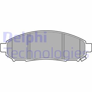 LP3578 Brake Pad Set, disc brake DELPHI - Top1autovaruosad