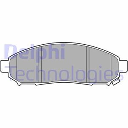 LP3578 Комплект тормозных колодок, дисковый тормоз DELPHI