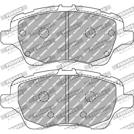 FCP4612H Комплект тормозных колодок, дисковый тормоз FERODO RACING