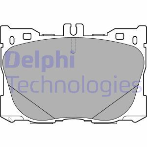 LP3276 Комплект тормозных колодок, дисковый тормоз DELPHI - Top1autovaruosad