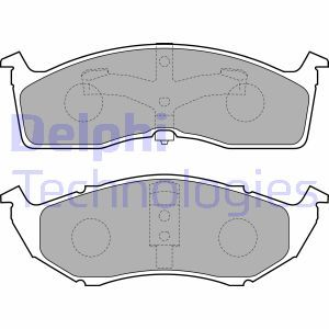 LP1531 Brake Pad Set, disc brake DELPHI - Top1autovaruosad