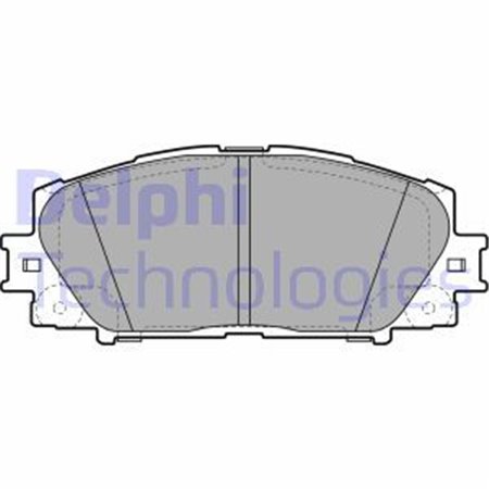 LP2135 Комплект тормозных колодок, дисковый тормоз DELPHI     