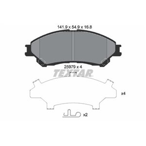 2597901 Brake Pad Set, disc brake TEXTAR - Top1autovaruosad