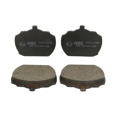 C1G011ABE Комплект тормозных колодок, дисковый тормоз ABE     
