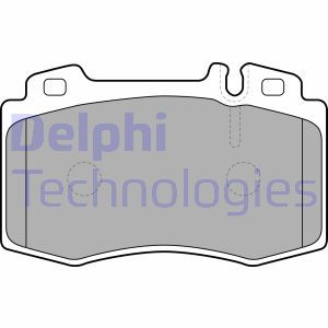 LP1688 Комплект тормозных колодок, дисковый тормоз DELPHI     