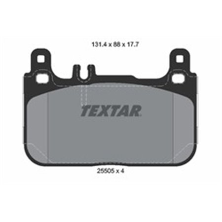 2550501 Brake Pad Set, disc brake TEXTAR